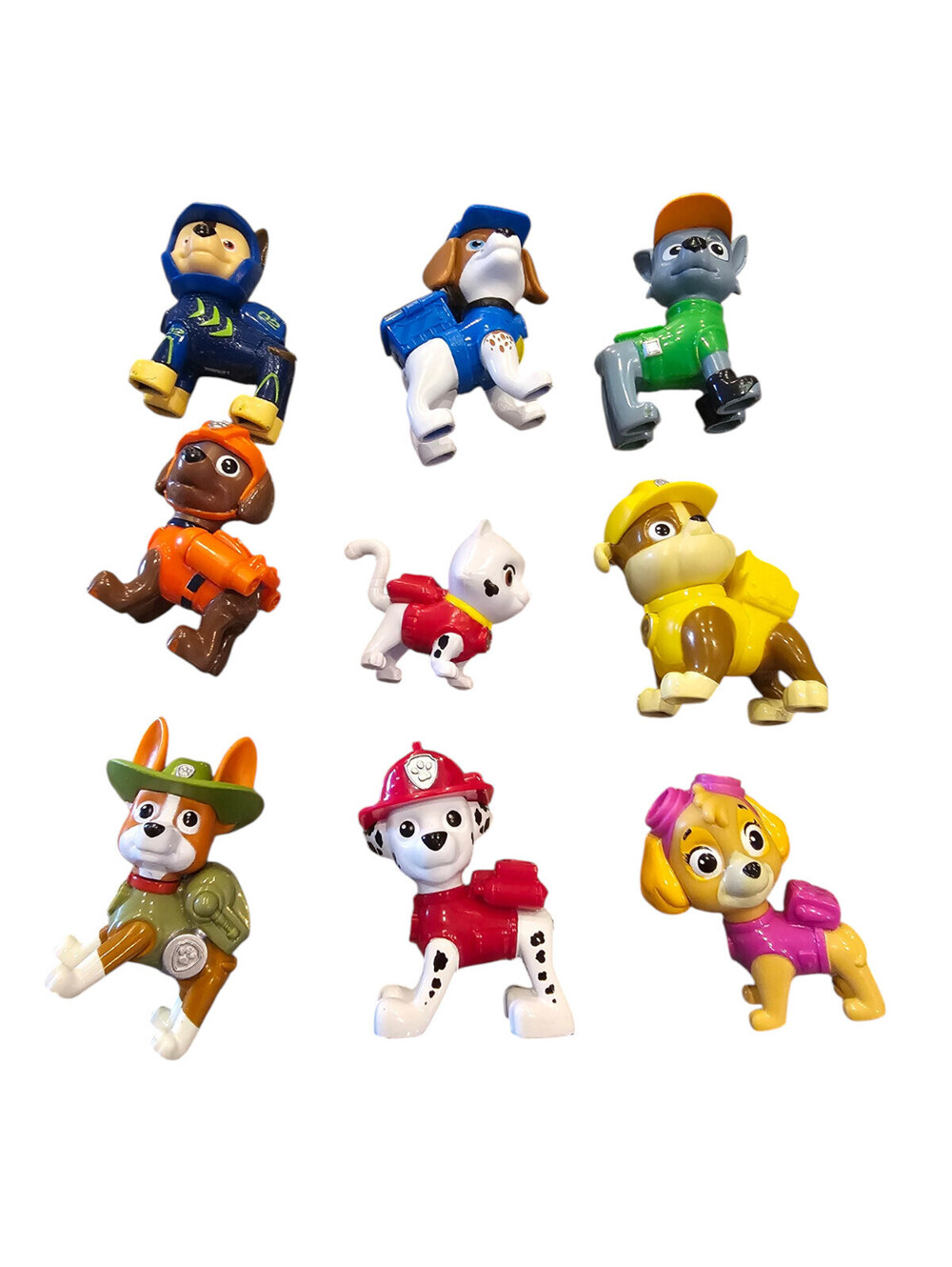 Lot of 9 Paw Patrol Plastic Action Figures No Duplicates - Picture 4 of 5
